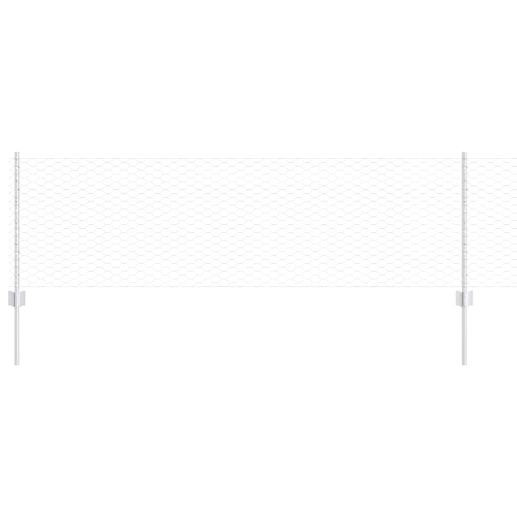 Zavarena žičana ograda 50 x 0,6 m (Š x V) Vruće pocinčani čelik