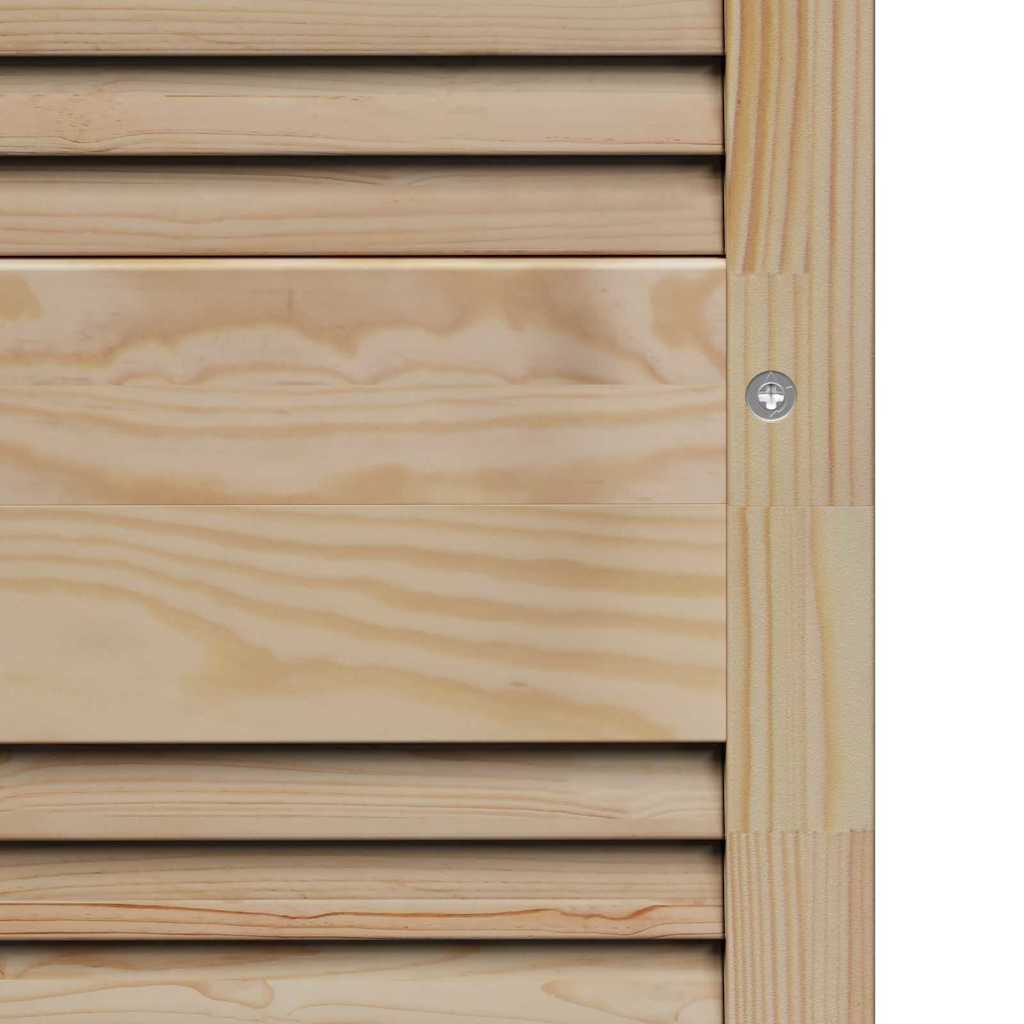 Ormarna vrata Prirodna 140,5 x 2,1 x 39,5 cm Čvrsto borovo drvo