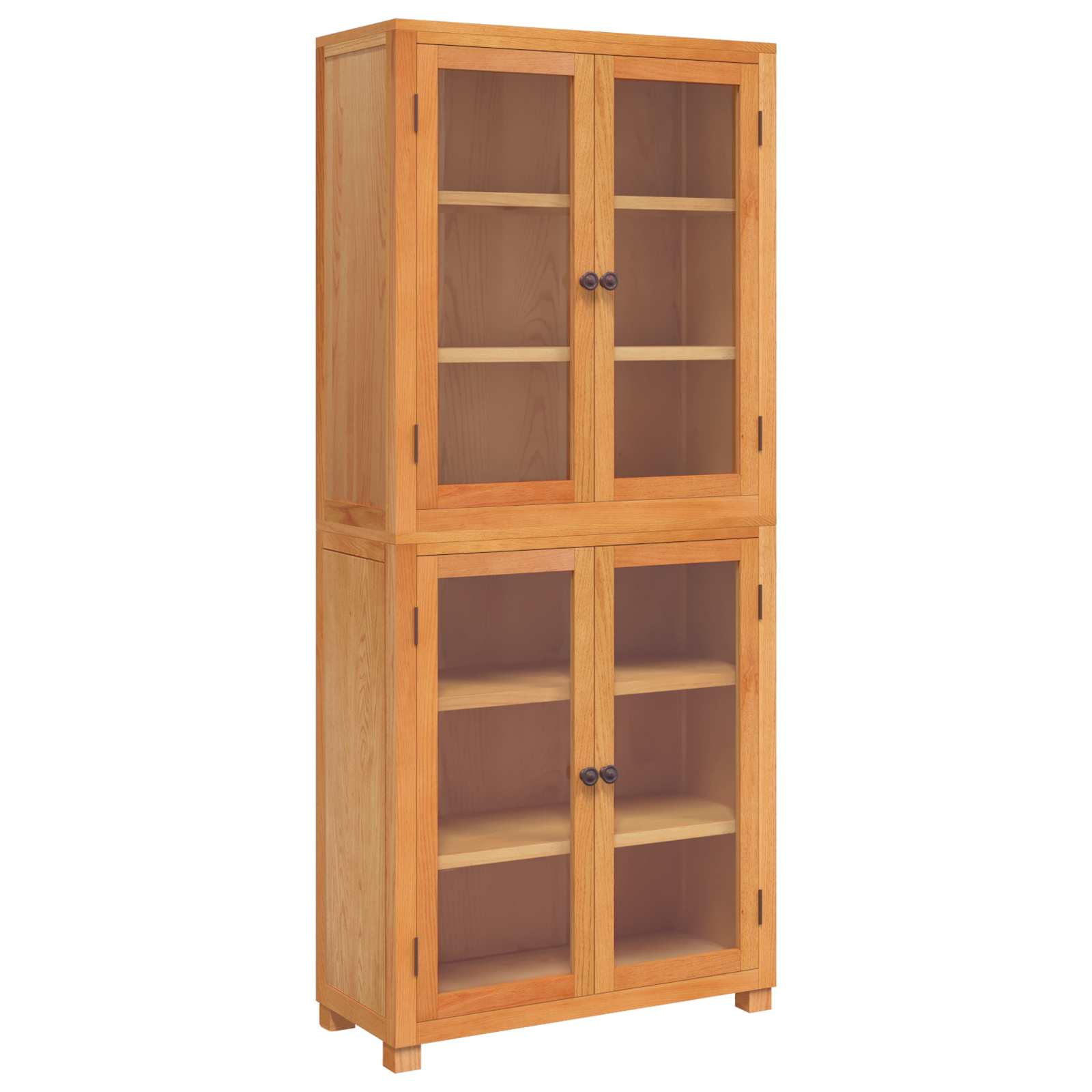 Set namještaja za pohranu 2 kom. Prirodna 80 x 35 x 185 cm