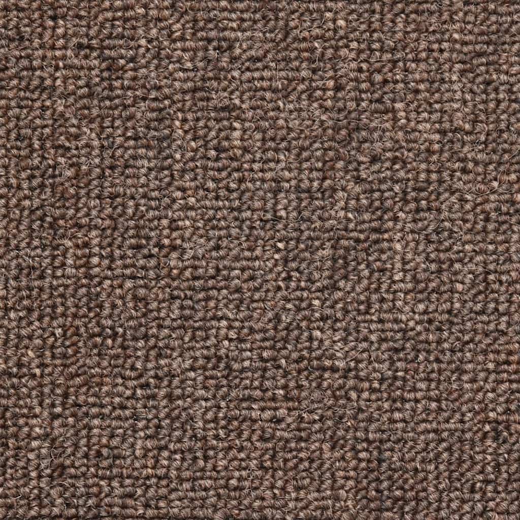 Prostirke za stepenice 30 kom 56x17x3 cm boje kave, poluokrugle