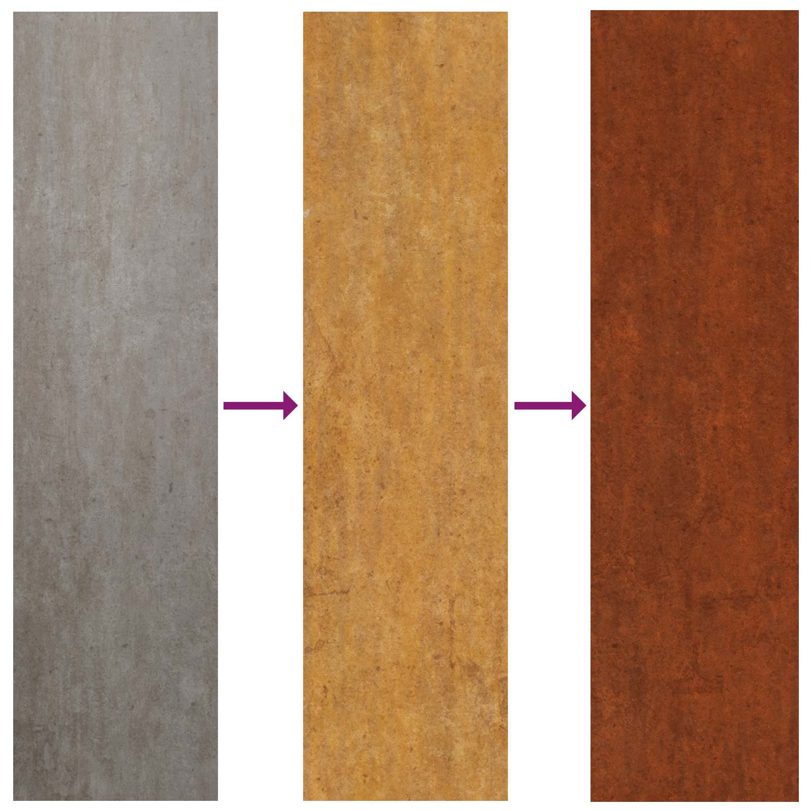 Prsten za saksiju 5 pcs Smeđa 80 x 80 x 20 cm