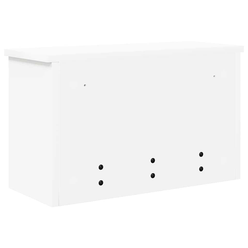 Vješalica za kapute na zidu s policom Bijelo 50 x 20 x 30 cm