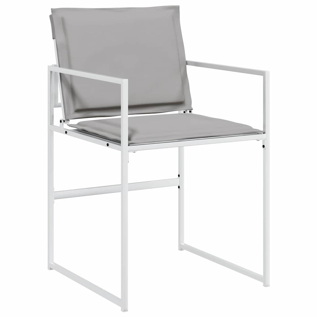 Vrtni set za objed 9 pcs Bijela 200 x 80 x 73 cm