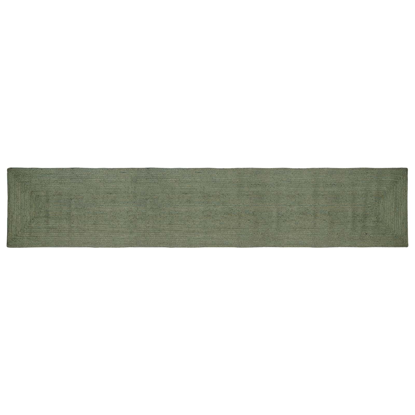 Tepisi za područja Pravokutni Maslinastozelena 80 x 400 cm Juta