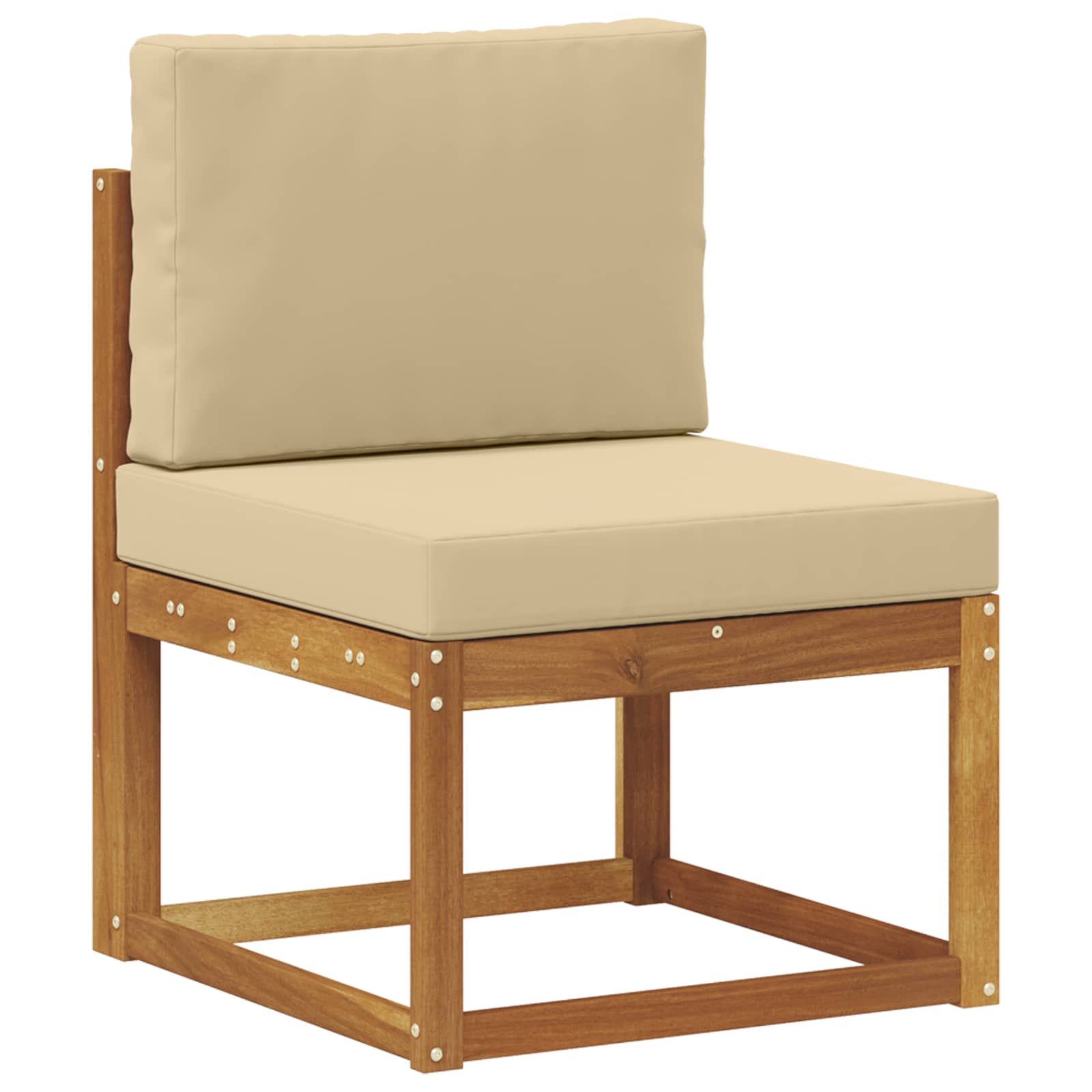 Set vanjskih sofa 8 pcs Prirodna i bež Poliester