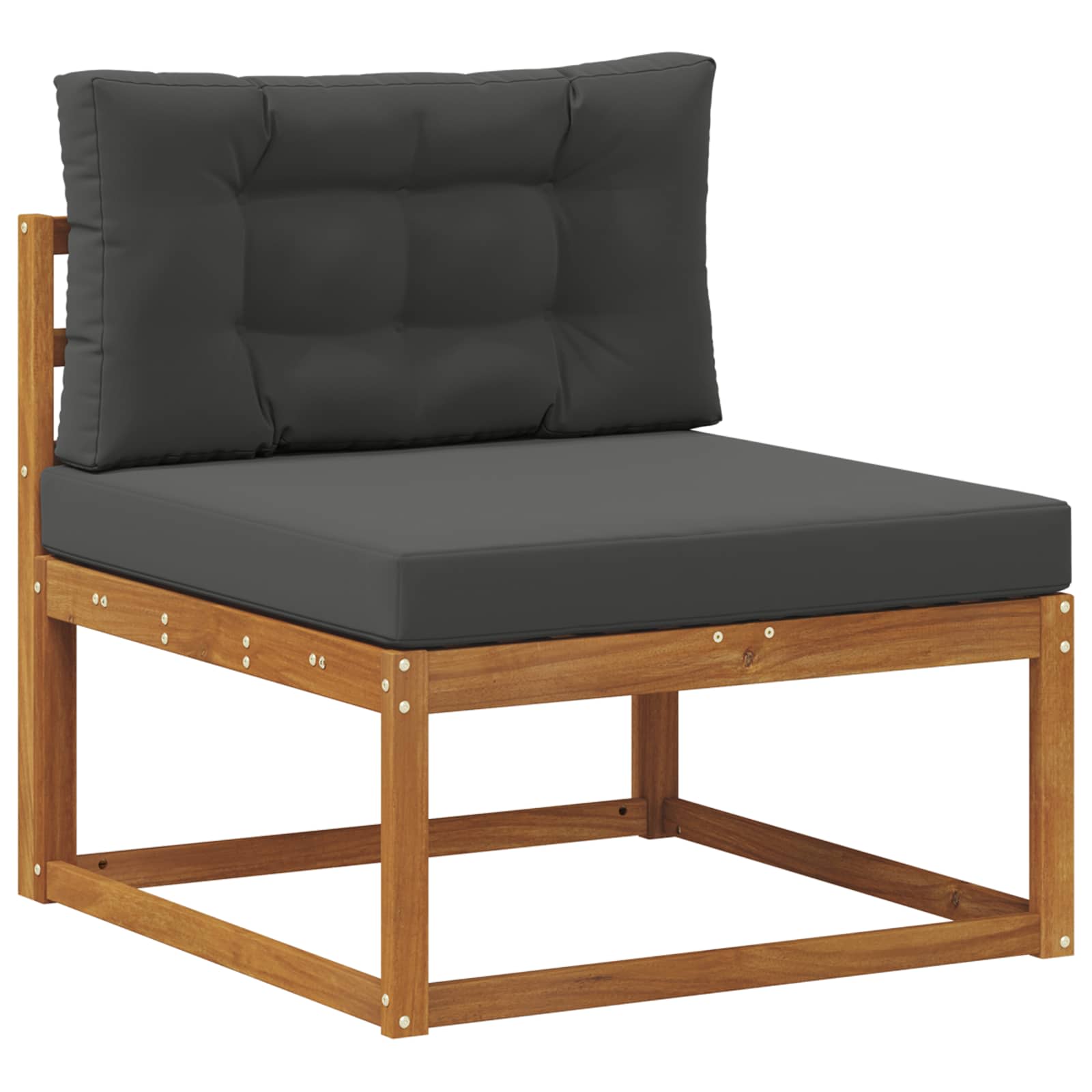 Set vanjskih sofa 7 pcs Prirodna i antracit