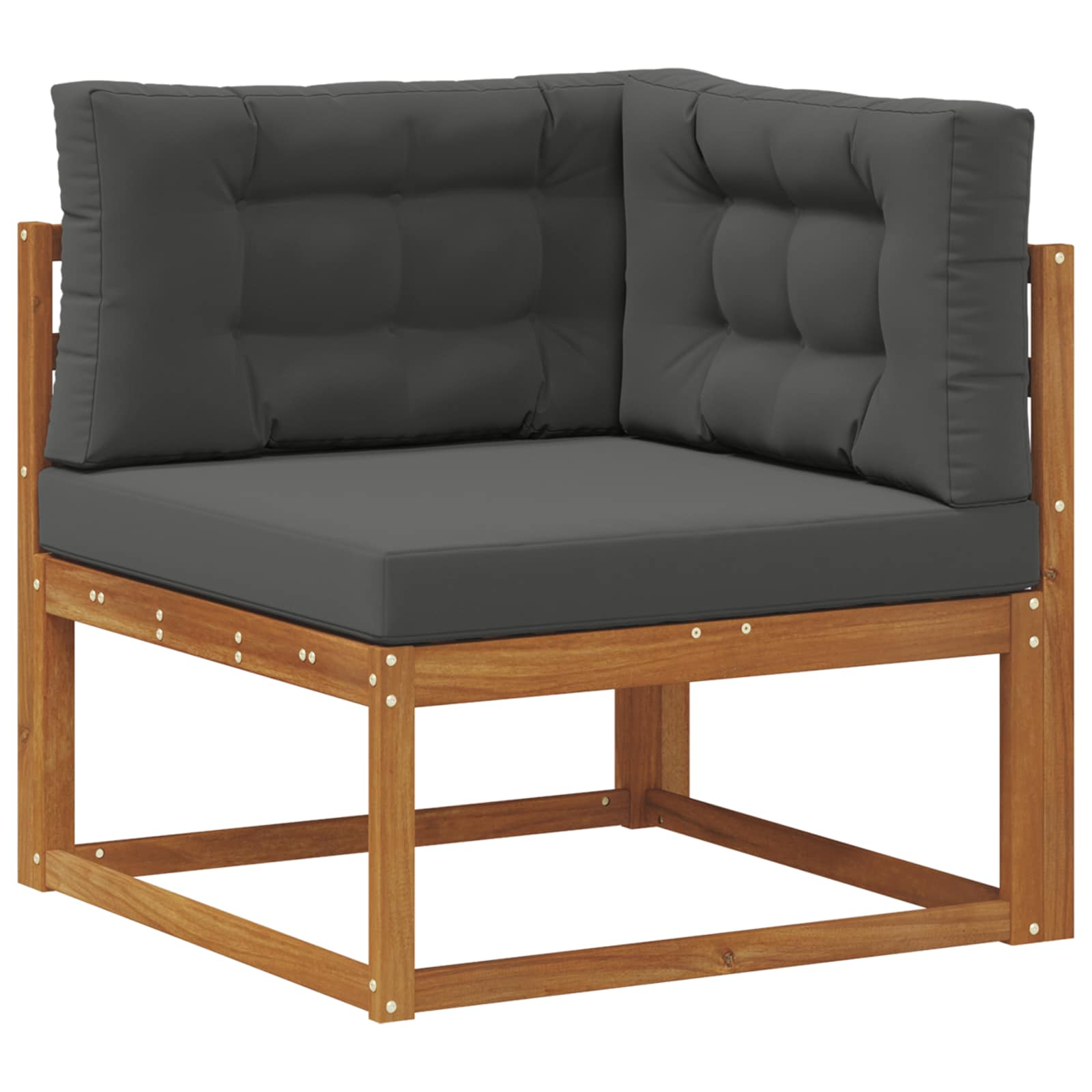 Set vanjskih sofa 7 pcs Prirodna i antracit