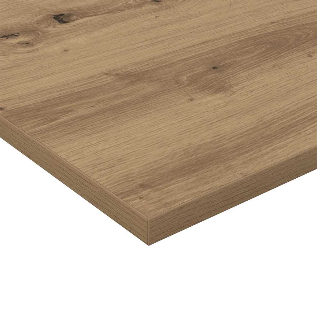 Police za knjige 4 pcs Smeđa 100 x 20 x 1,5 cm