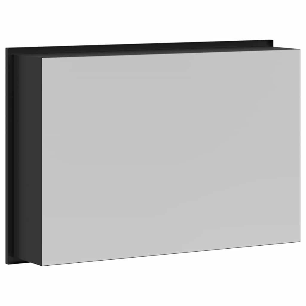 Ničica za tuš Crna 45 x 30 x 9,5 cm Nehrđajući čelik