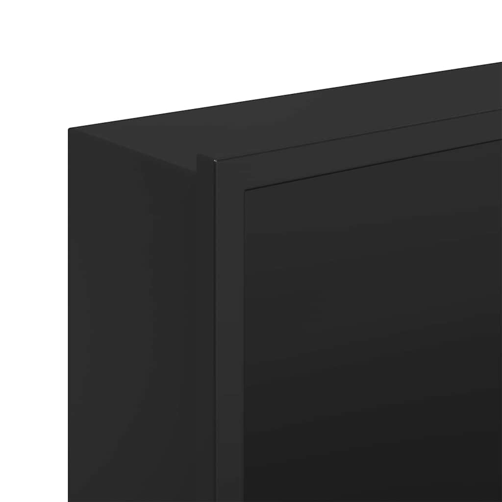 Ničica za tuš Crna 92 x 32 x 10 cm Nehrđajući čelik