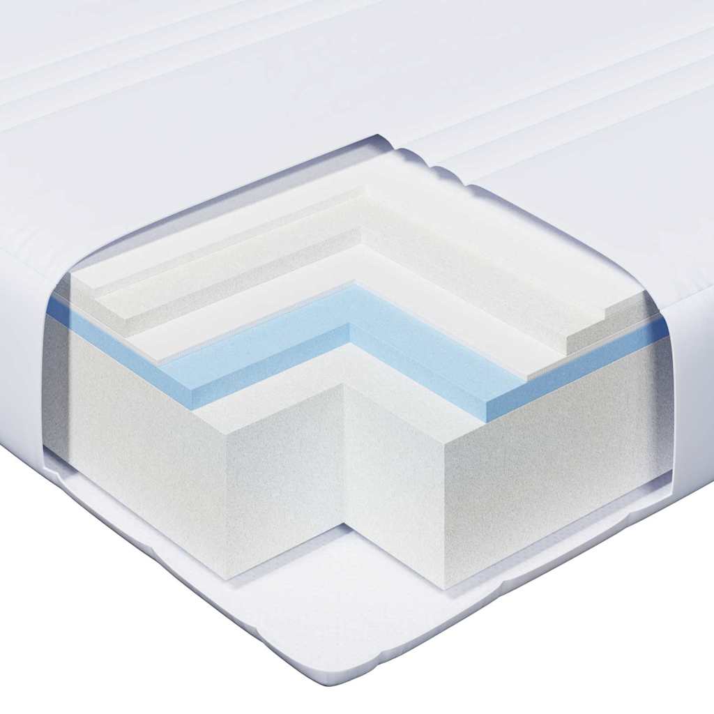 Okvir kreveta s produžetnim madracem Smeđa 80 x 200 cm