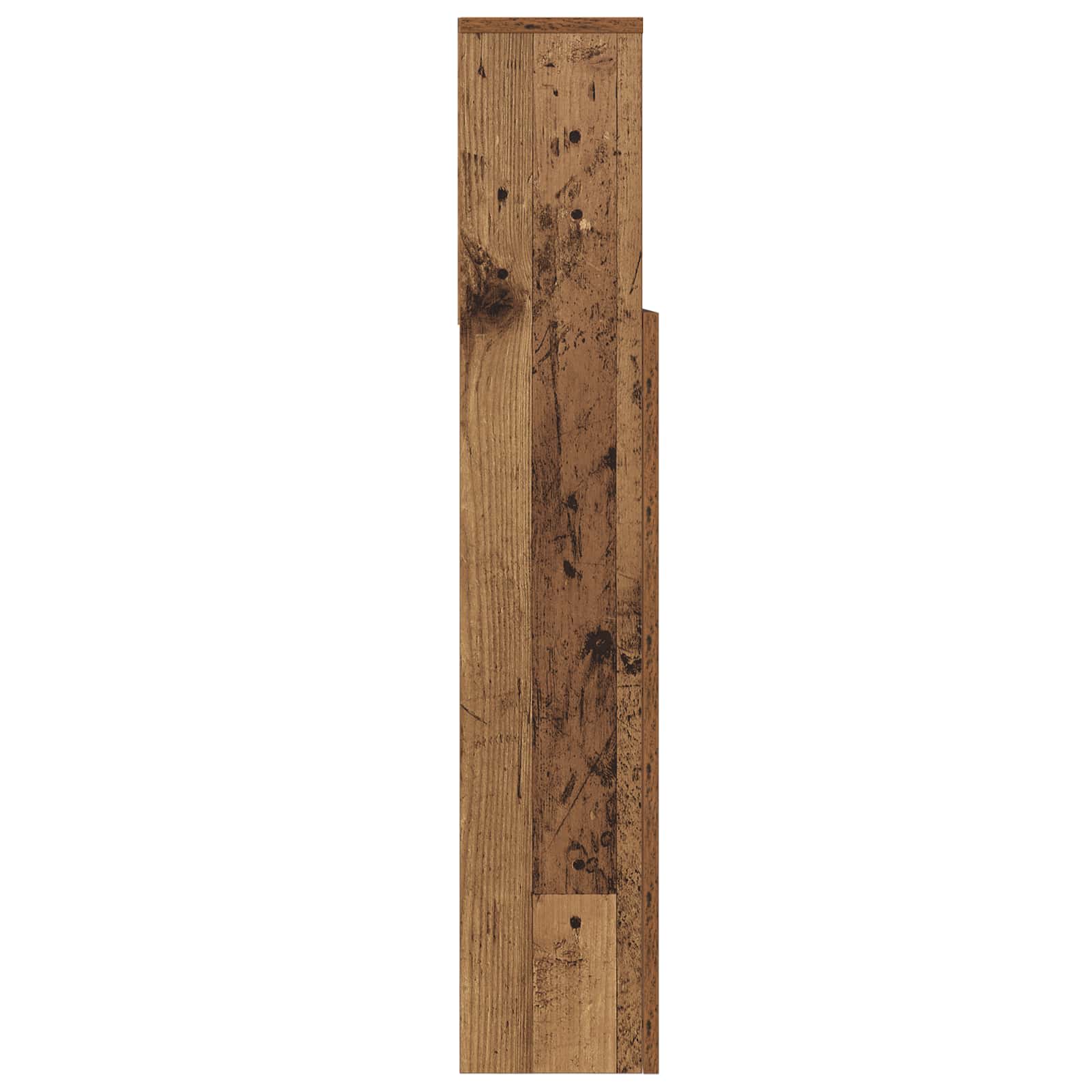Glava kreveta s ormarićem Zidne Staro drvo 220 x 19 x 101,5 cm
