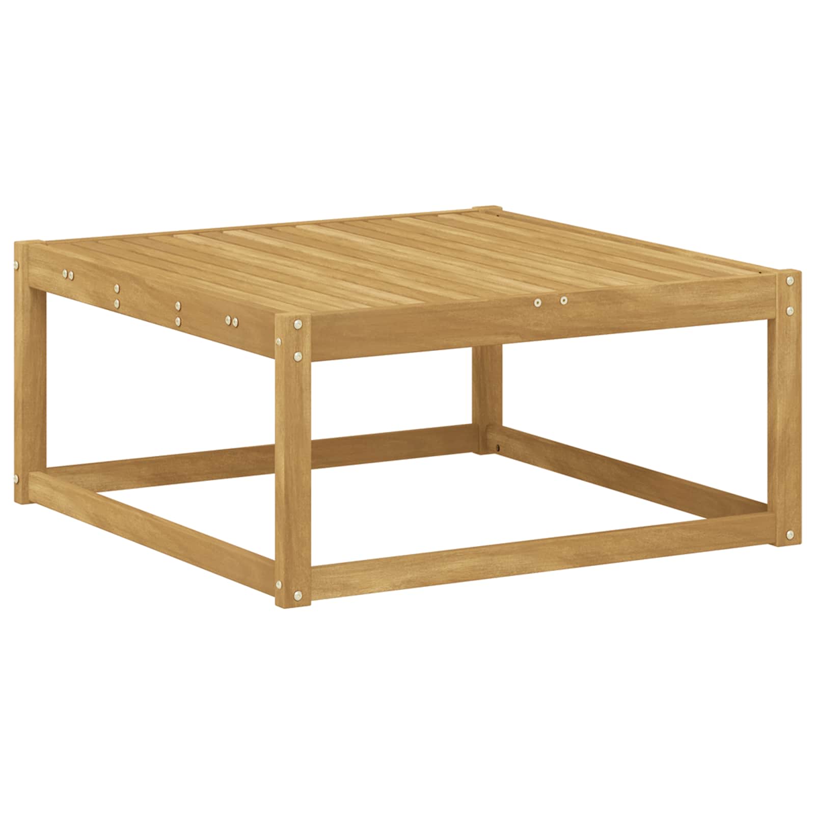 Set vanjskih sofa 9 pcs Bijela Čvrsto drvo akacije