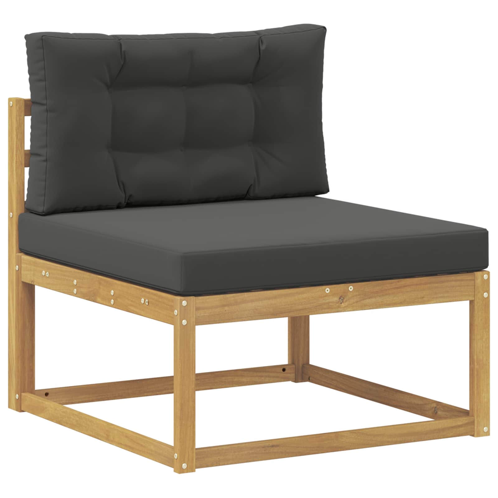 Set vanjskih sofa 9 pcs Bijela i antracit