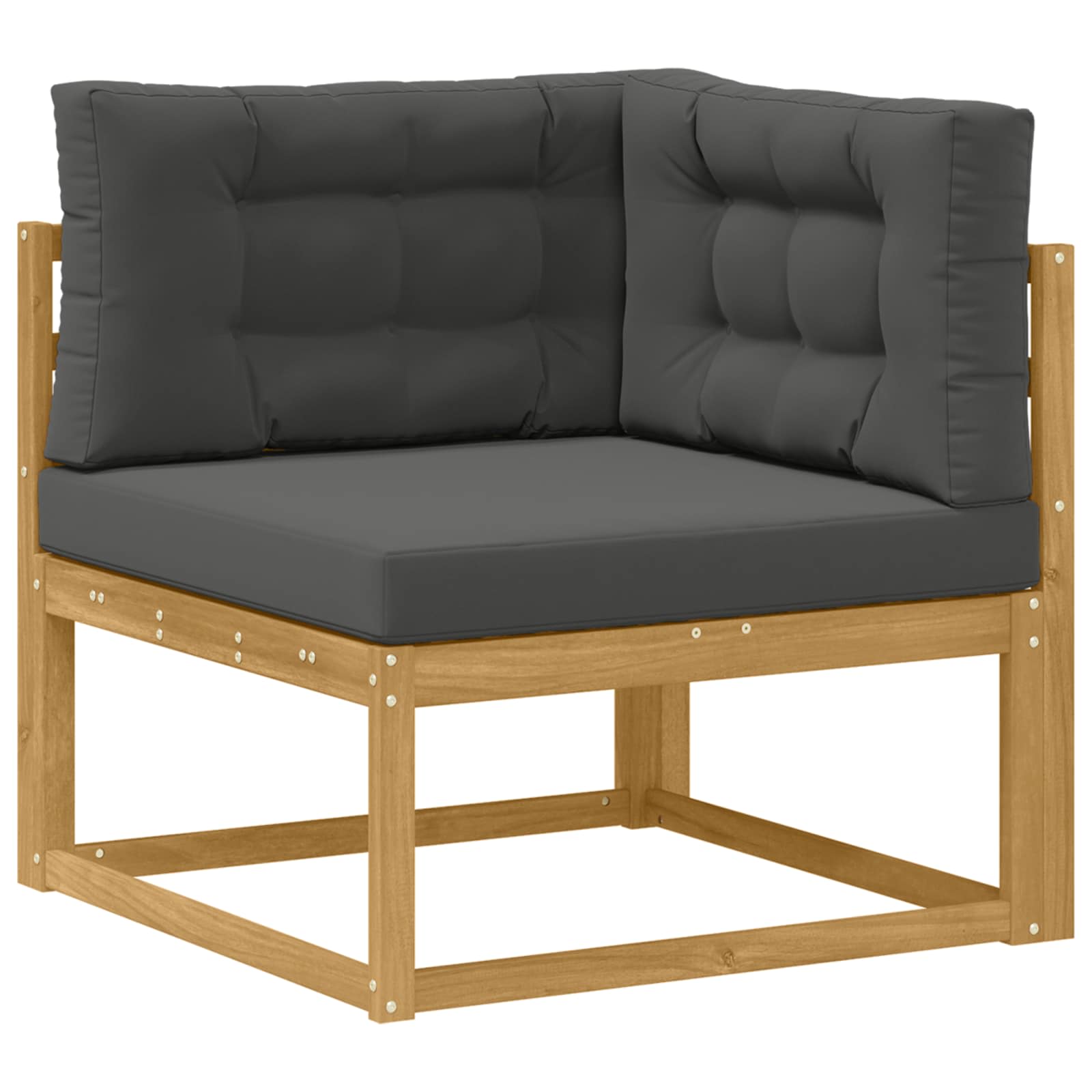 Set vanjskih sofa 9 pcs Bijela i antracit