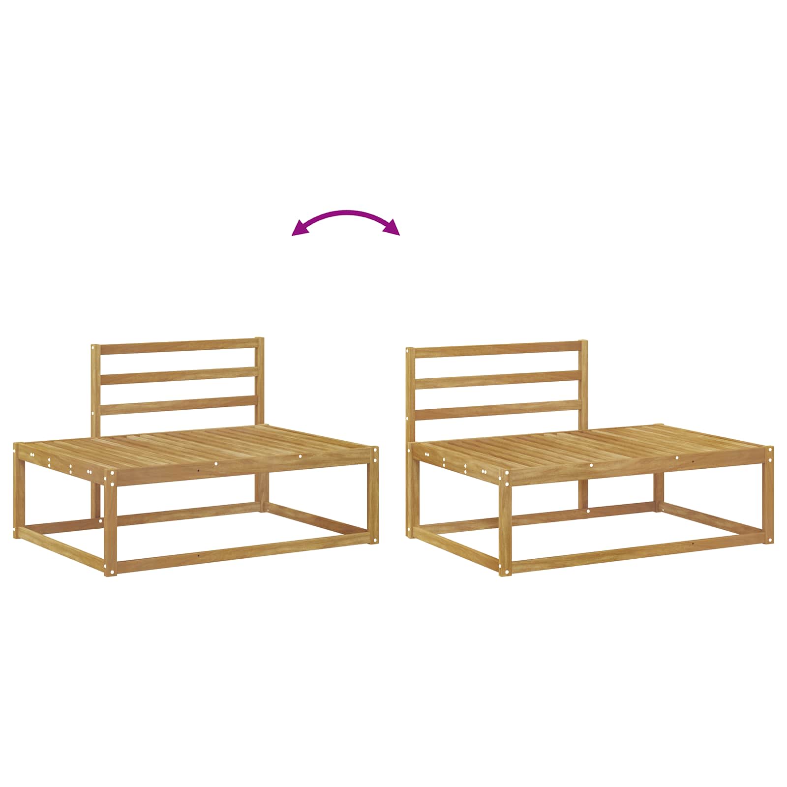 Set vanjskih sofa 5 Komad