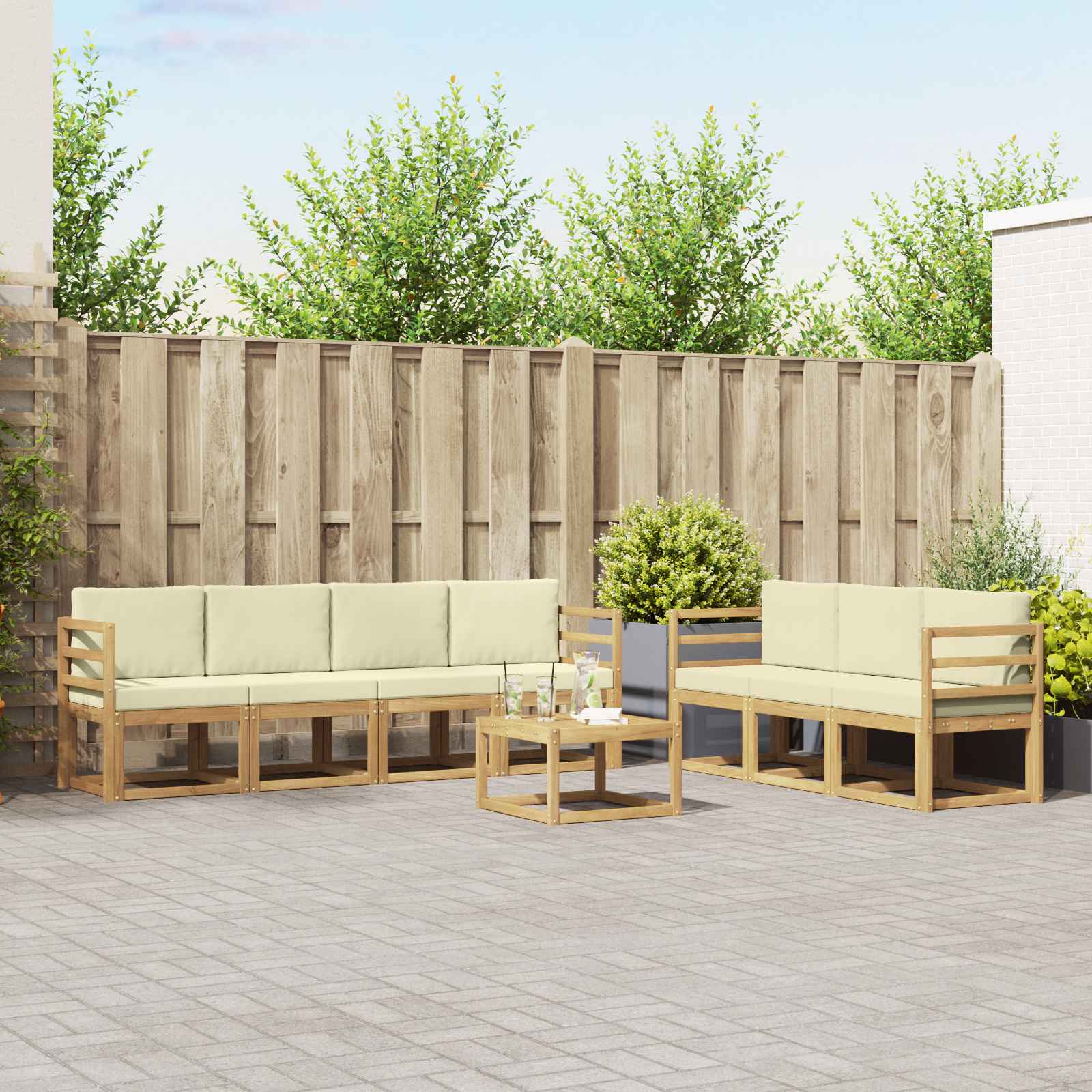 Set vanjskih sofa 7 pcs
