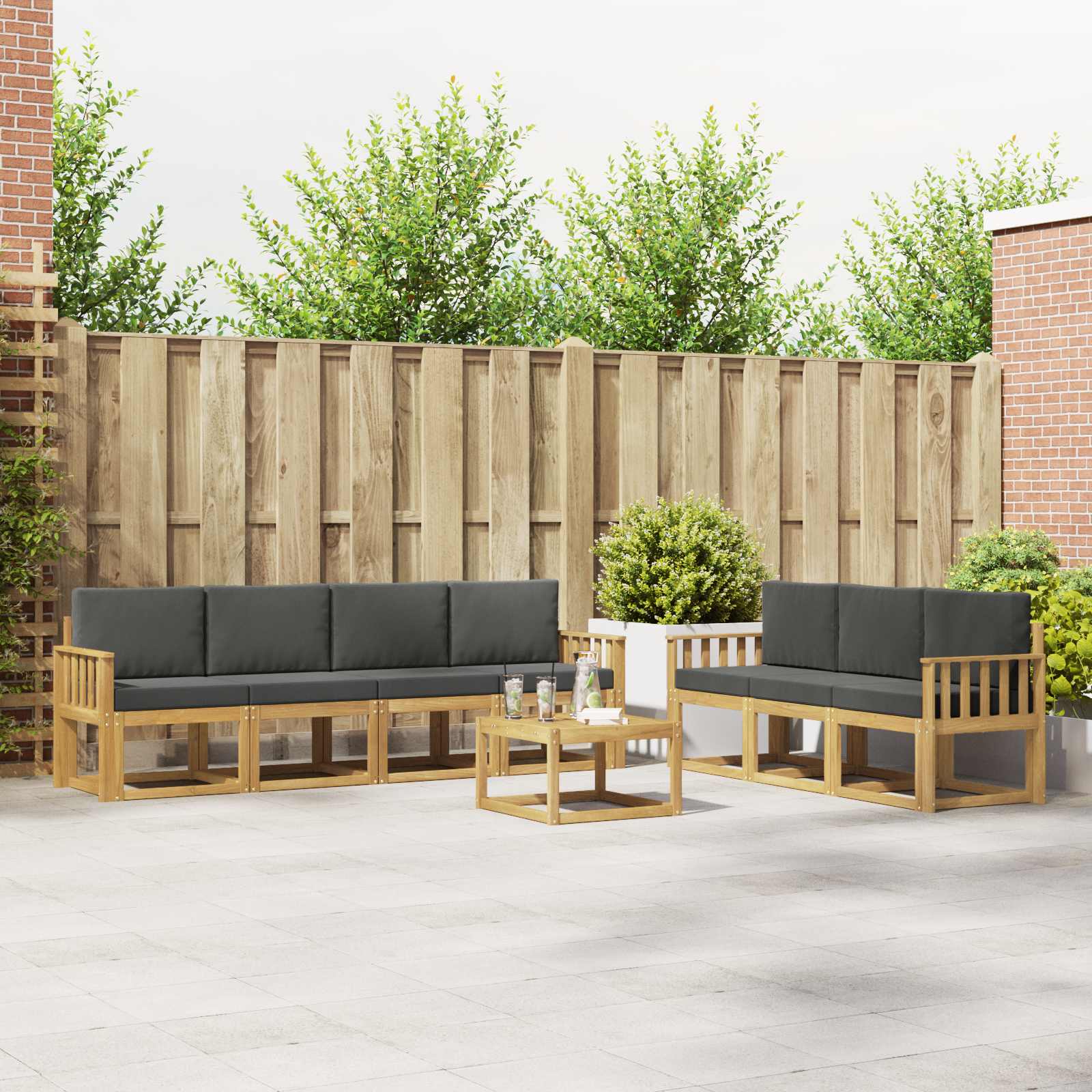 Set vanjskih sofa 7 pcs