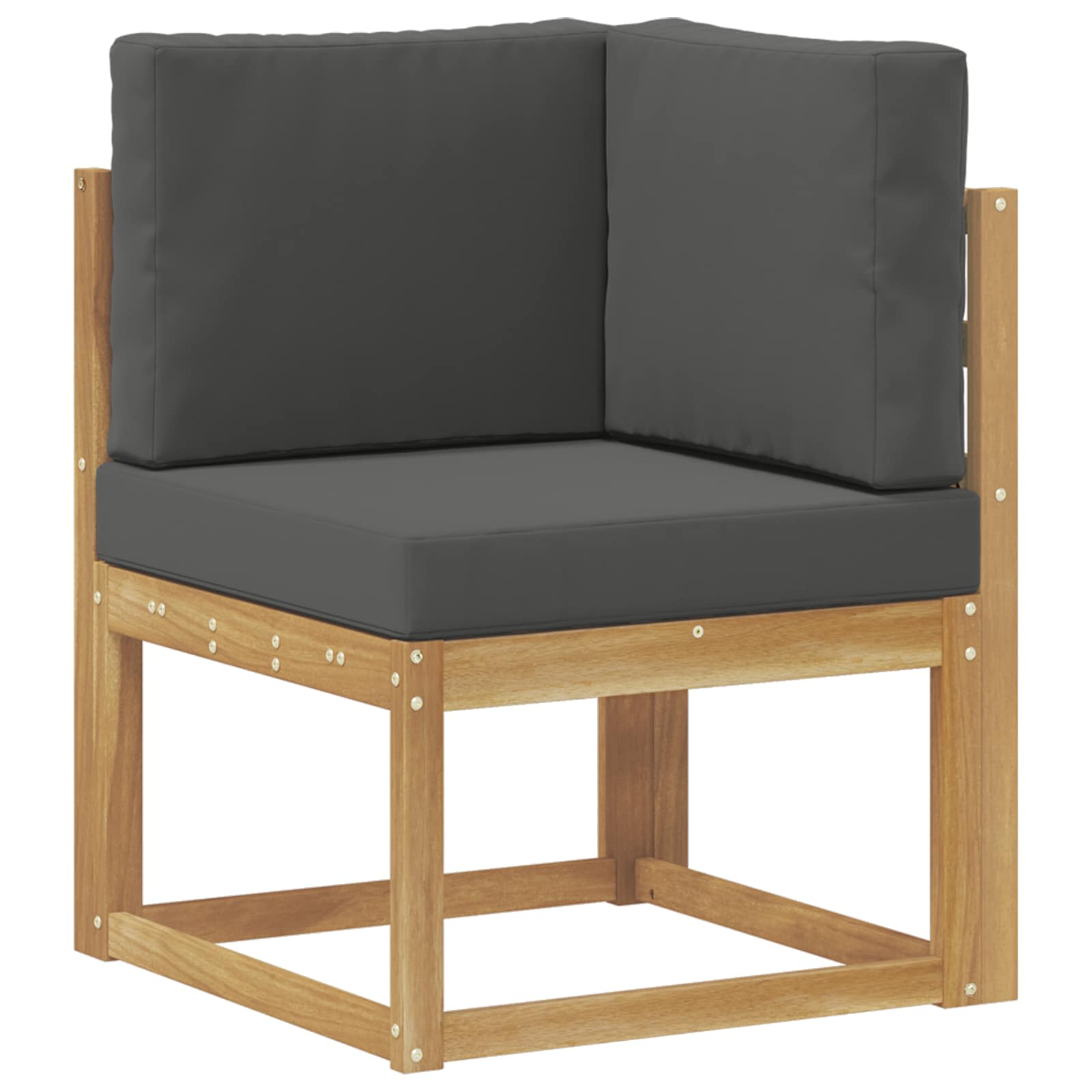 Set vanjskih sofa 10 pcs Bijela i antracit 59 x 59 x 37 cm