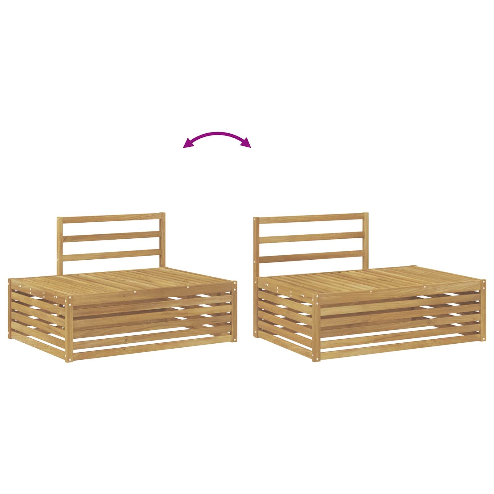 Set vanjskih sofa 3 Komad