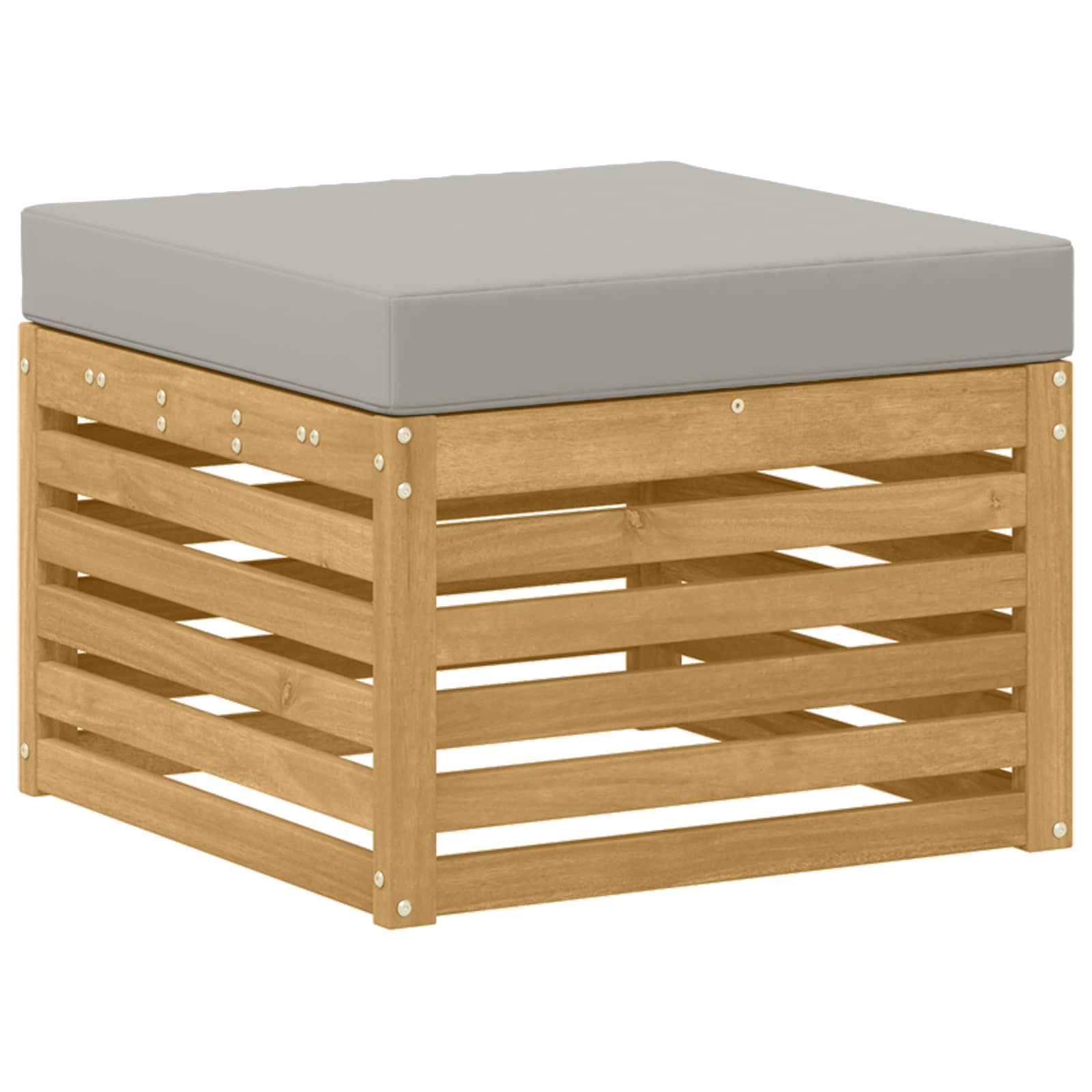 Set vanjskih sofa 6 pcs Bijela i svijetlosiva