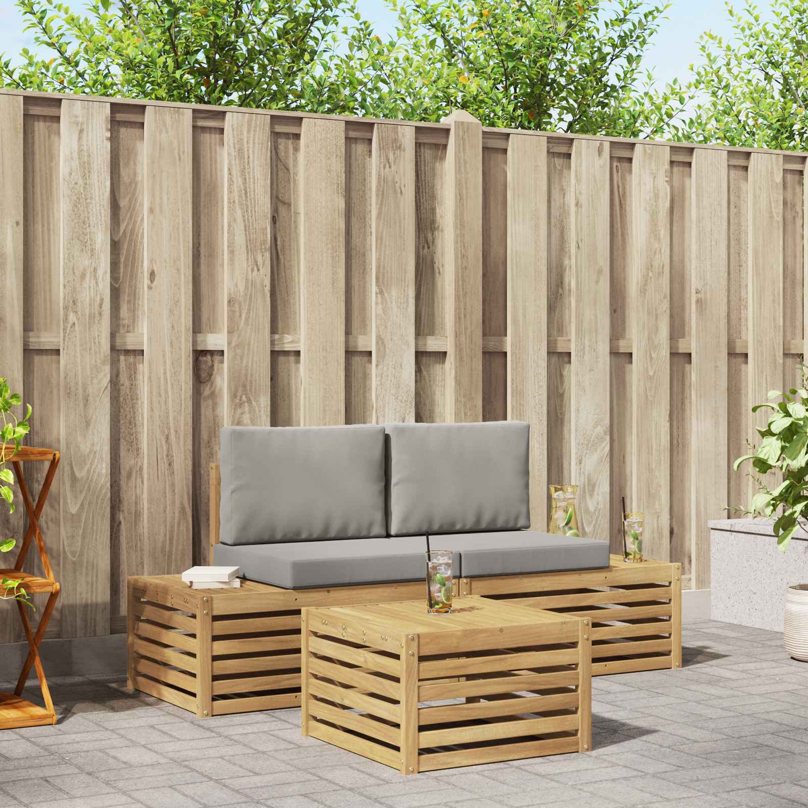 Set vanjskih sofa 4 Komad