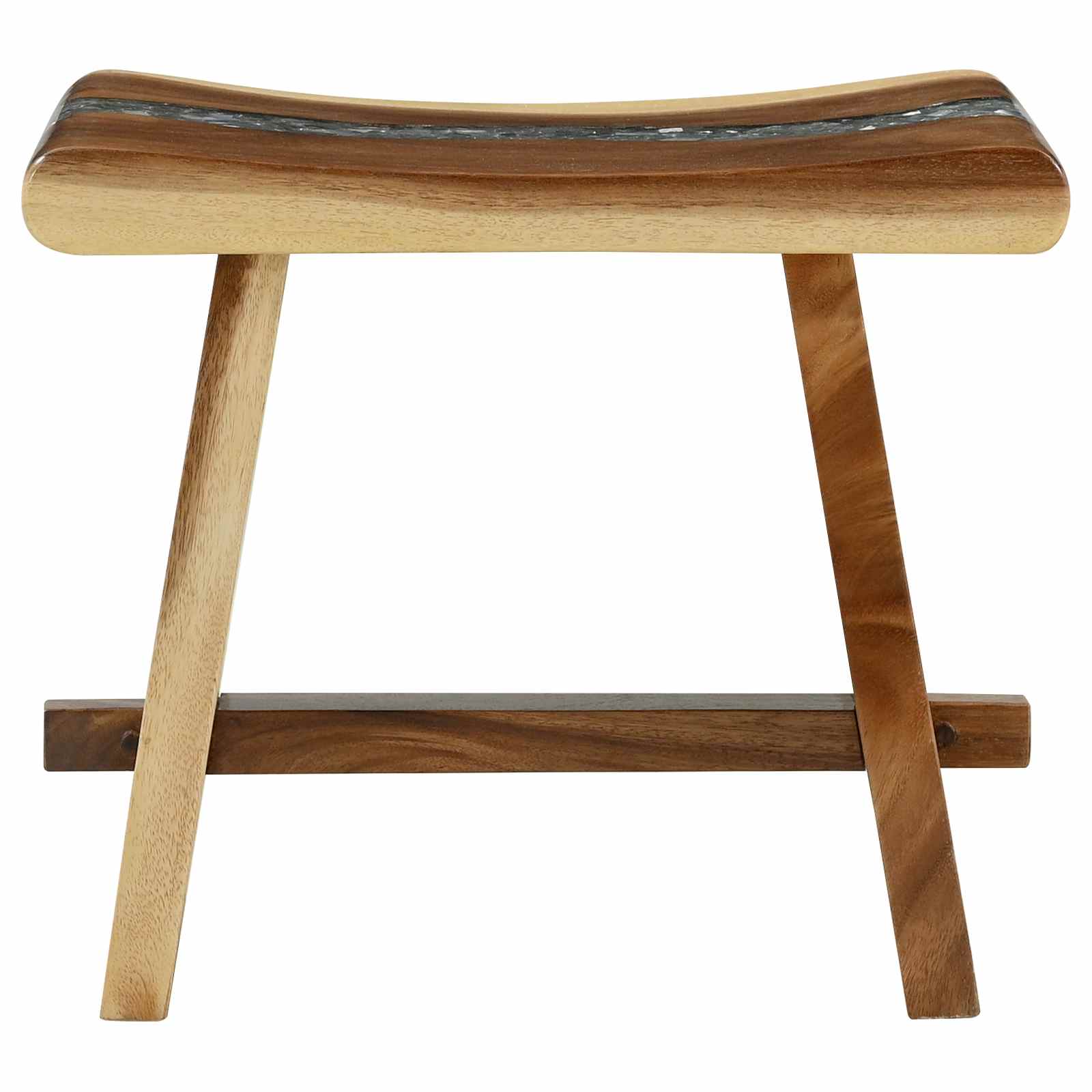 Stolica za tuširanje Prirodna 50 x 30 x 44 cm Čvrsto drvo suar