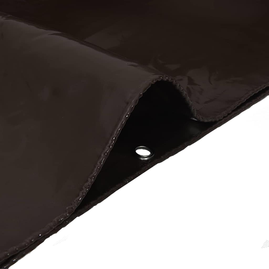 Cerada 650g / m² Smeđa 1 x 2,5 m Platno s PVC premazom