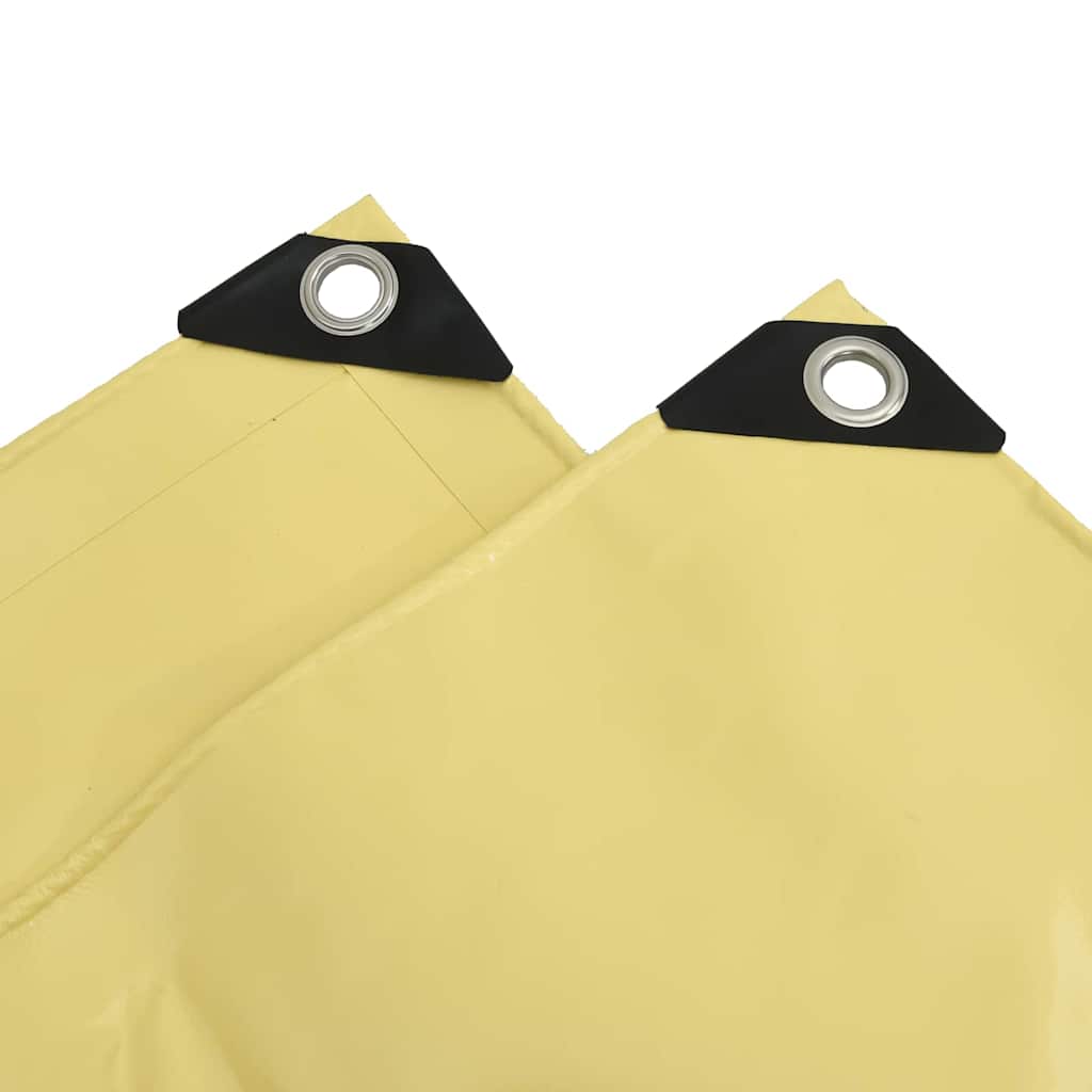 Cerada 650g / m² Bež 3 x 3 m Platno s PVC premazom