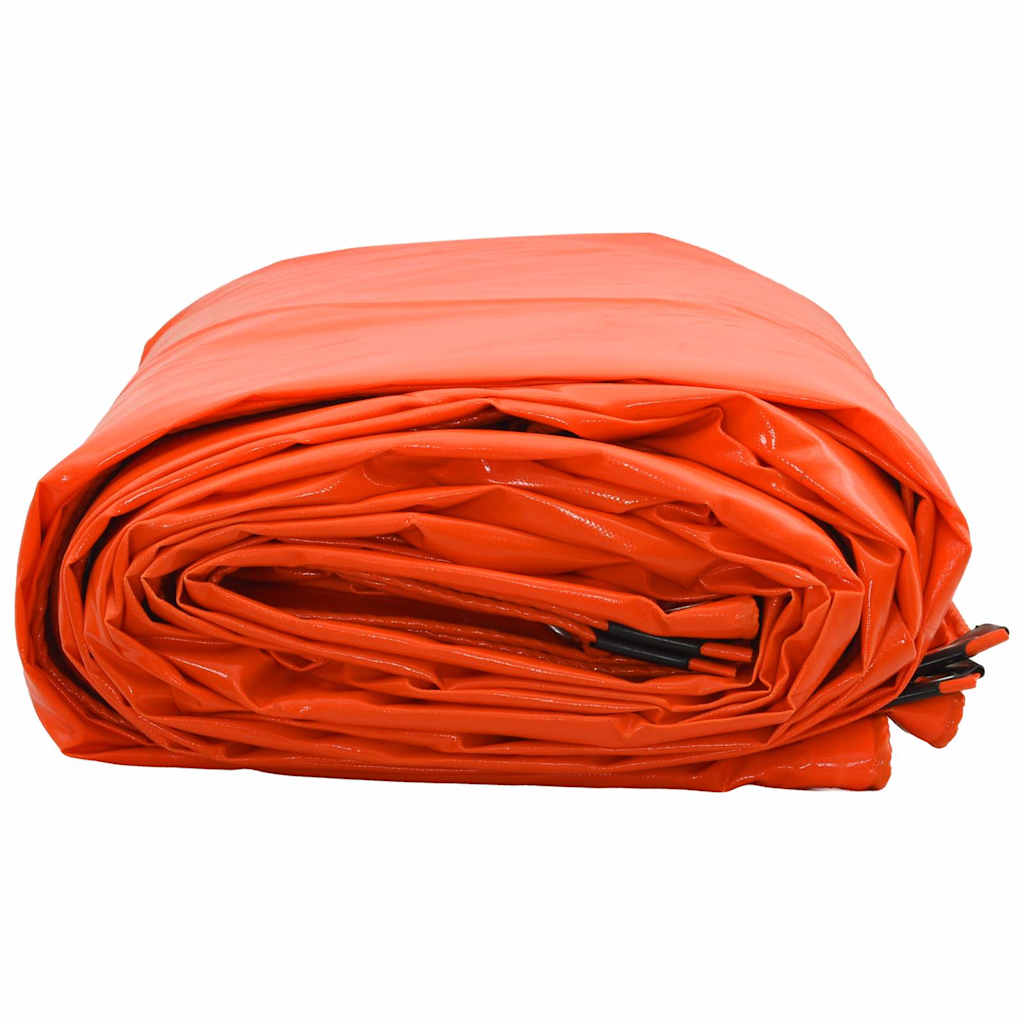 Cerada 650g / m² Narančasta 1 x 2,5 m Platno s PVC premazom