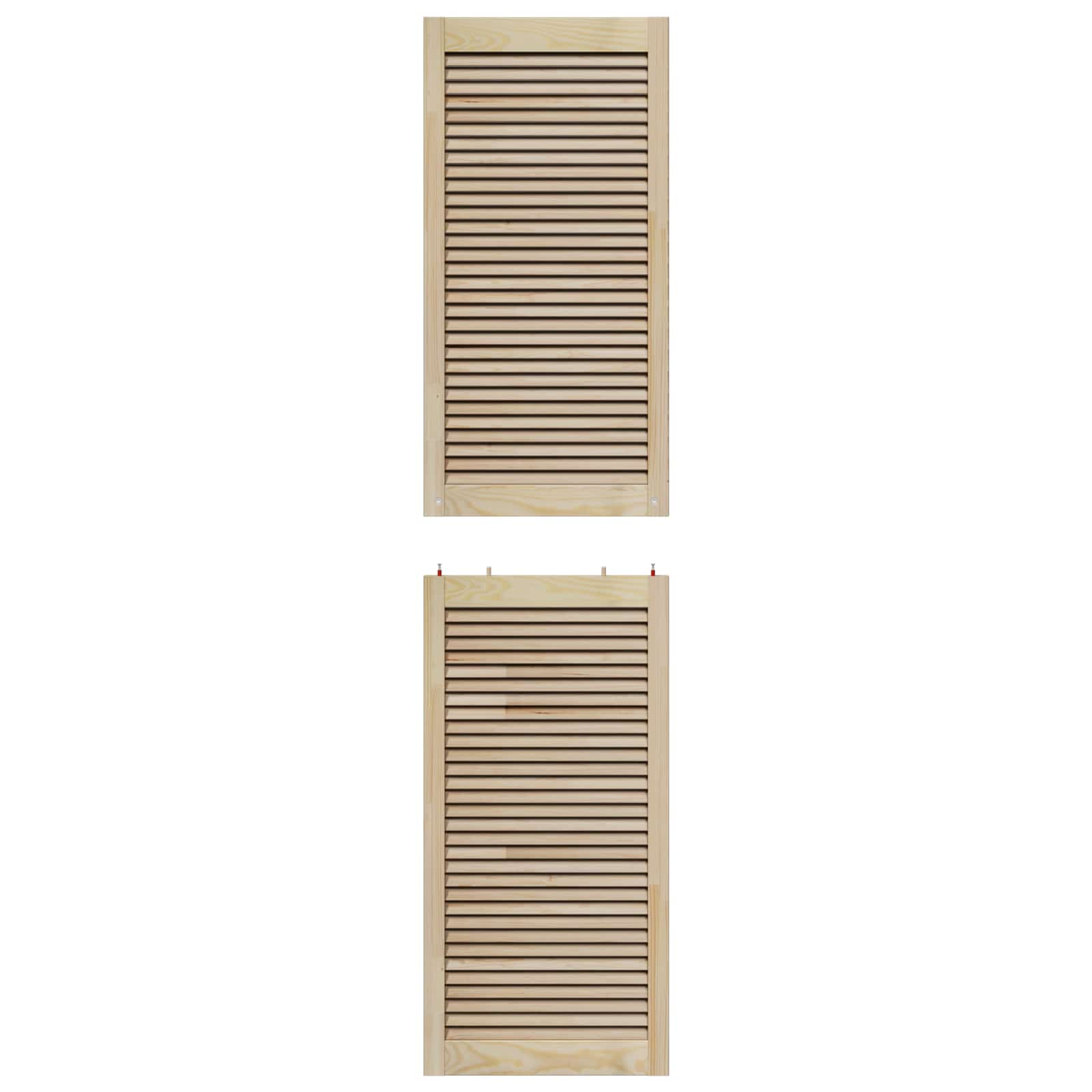 Ormarna vrata s vratima 4 pcs Prirodna 201 x 2,1 x 49,5 cm