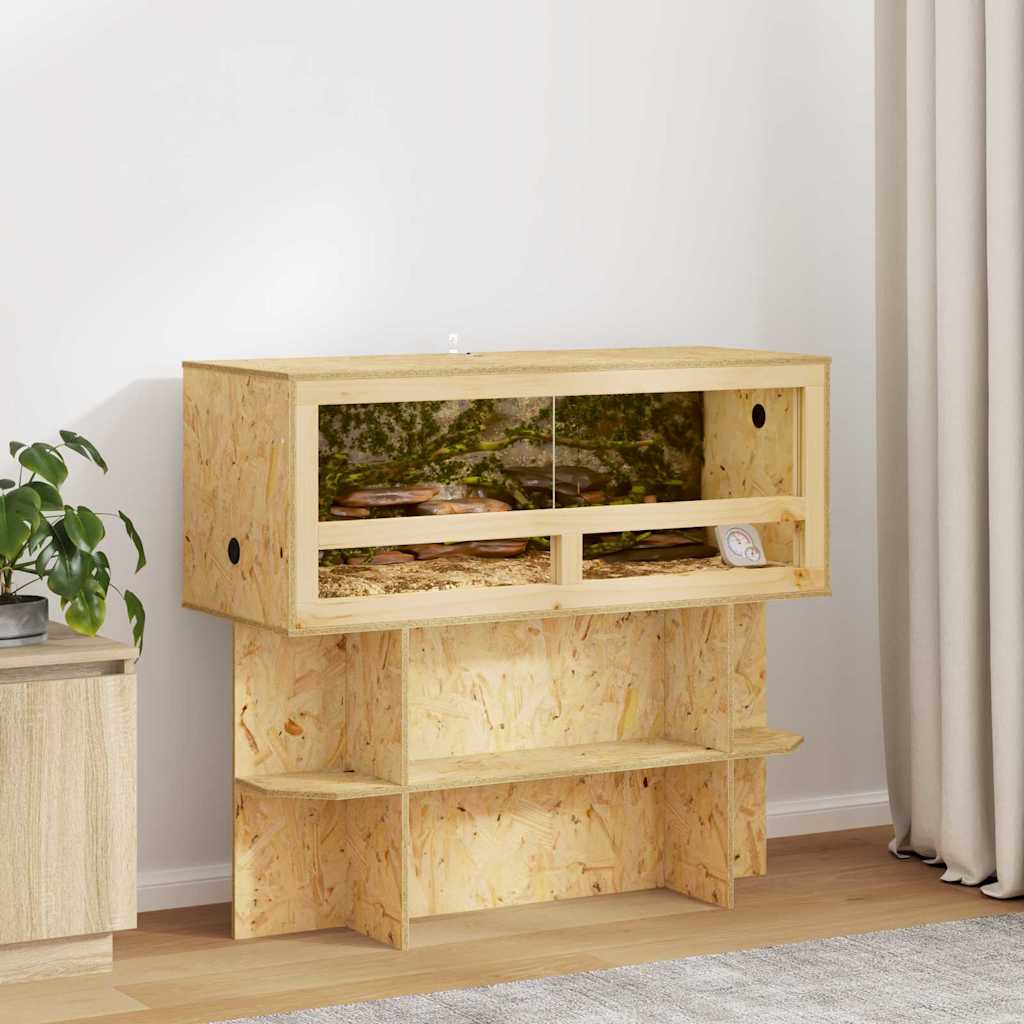 Terarij Smeđa 100 x 40 x 40 cm OSB