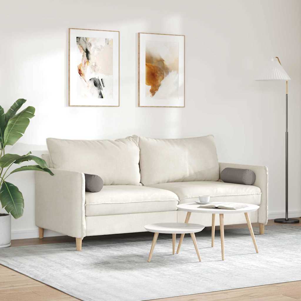 Valjkasti jastučići 2 pcs Sivo-smeđa Ø 15 x 40 cm tkanina