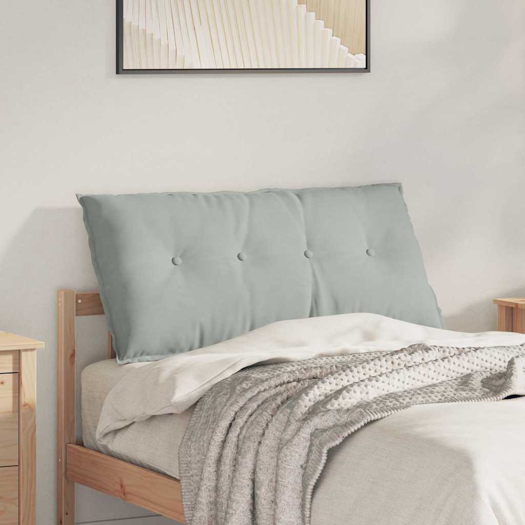 Jastuk za leđa Svijetlo siva 100 x 50 cm Kordura tekstil