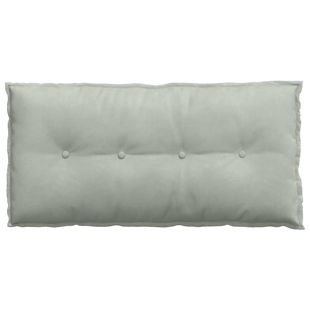 Jastuk za leđa Svijetlo siva 100 x 50 cm Kordura tekstil