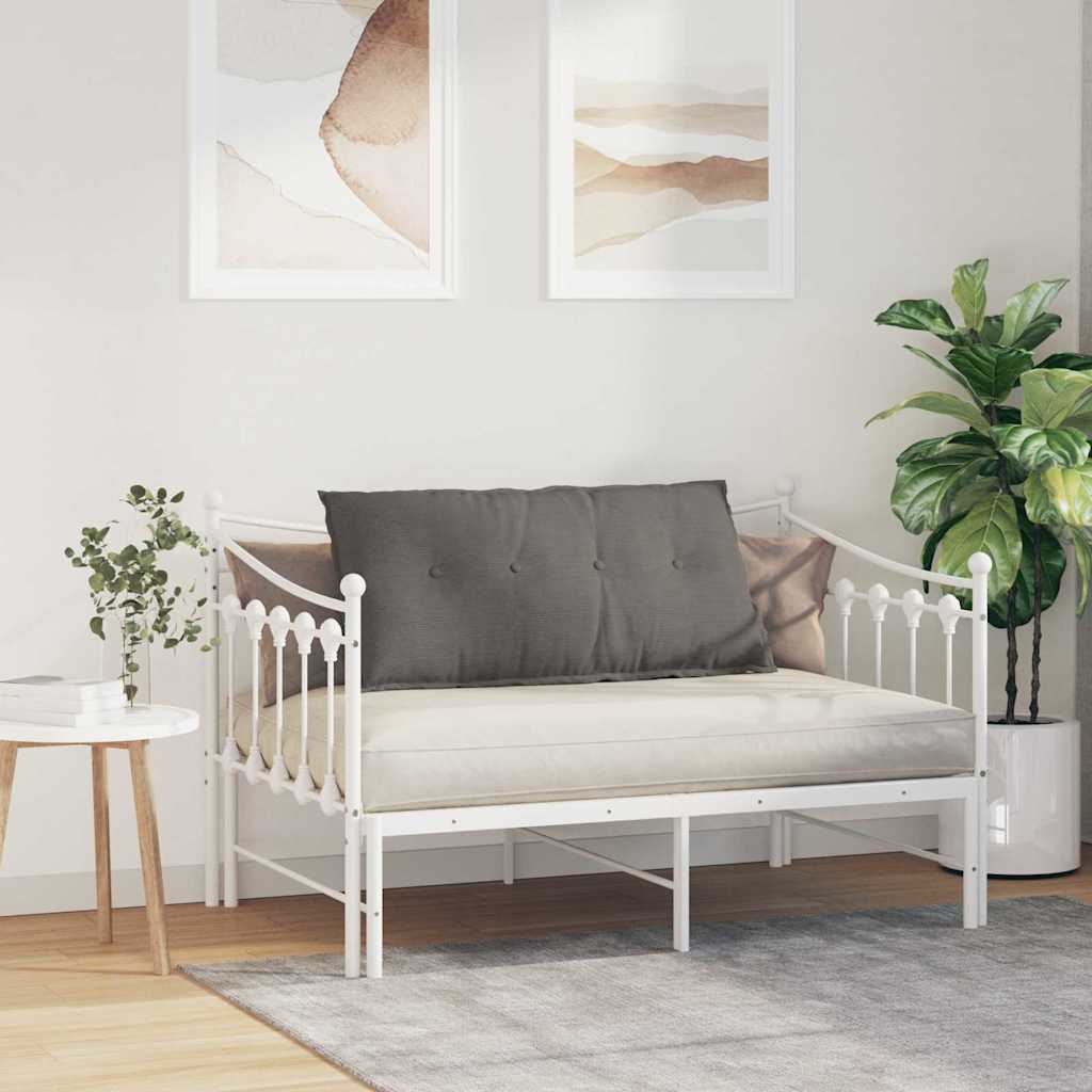 Jastuk za leđa Svijetlo siva 100 x 50 cm Kordura tekstil