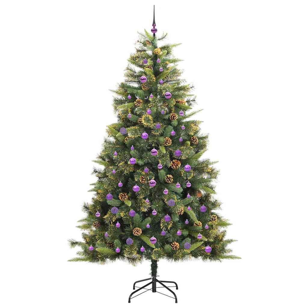 Umjetno Drvo za Božić s Šišarkama Zelena 240 cm