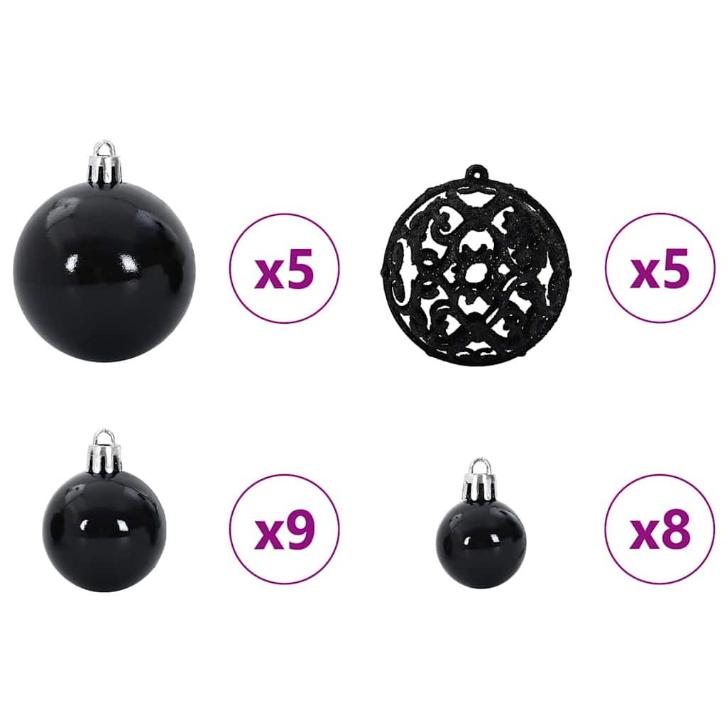 Umjetno Božićno Drvo s Snježnim Flokom i LED Svjetlom 120 cm