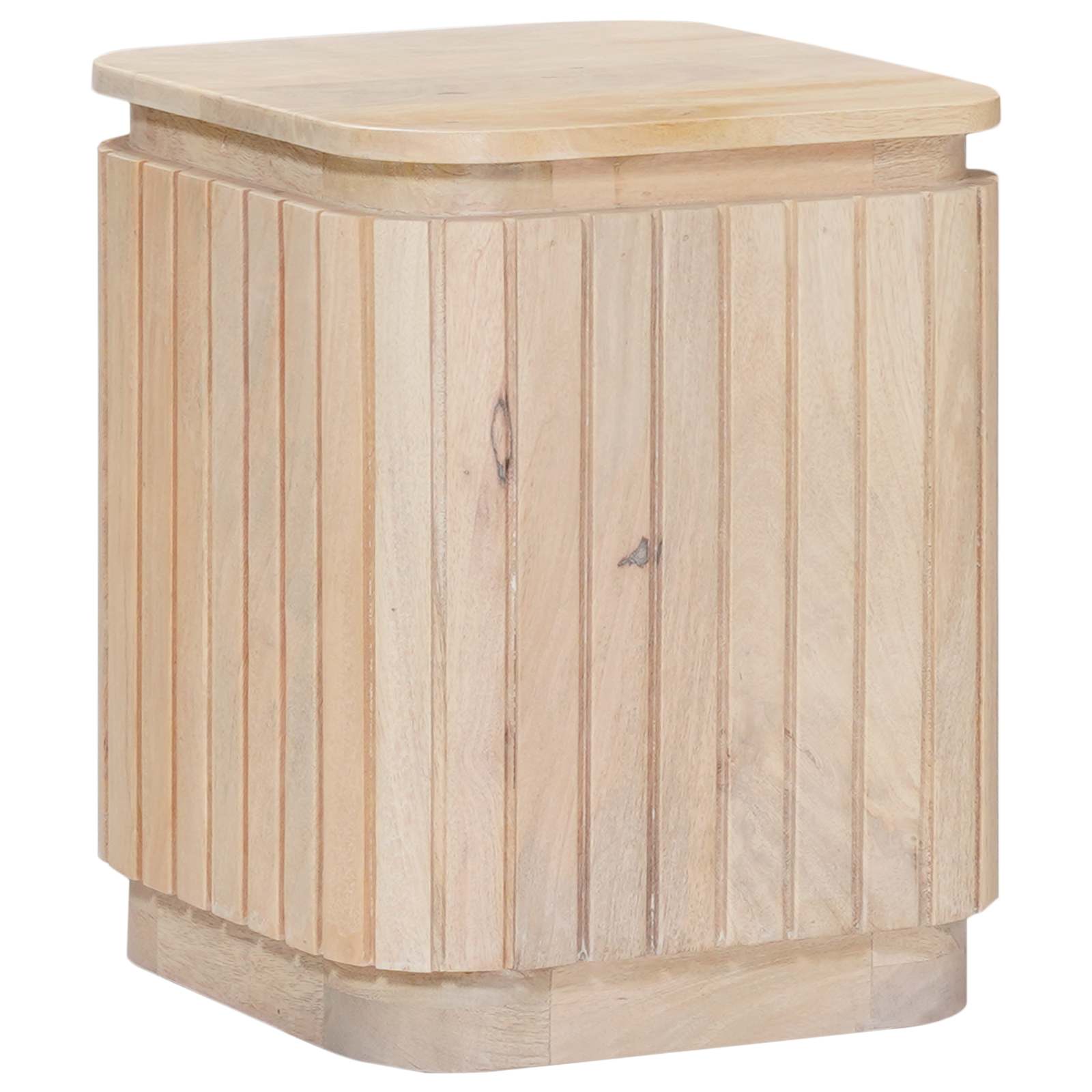 Set ručno rađenih bočnih stolova 2 pcs Bijela 45 x 45 x 45 cm