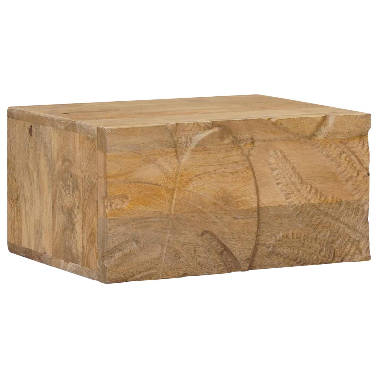 Ručno rađeni noćni ormarić Tamnije smeđi teak 40 x 30 x 20 cm