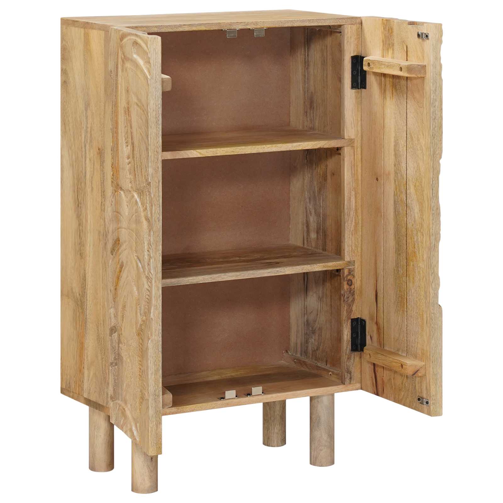 Highboard 53 x 30 x 90 cm Čvrsto Mango Drvo i Inženjersko Drvo