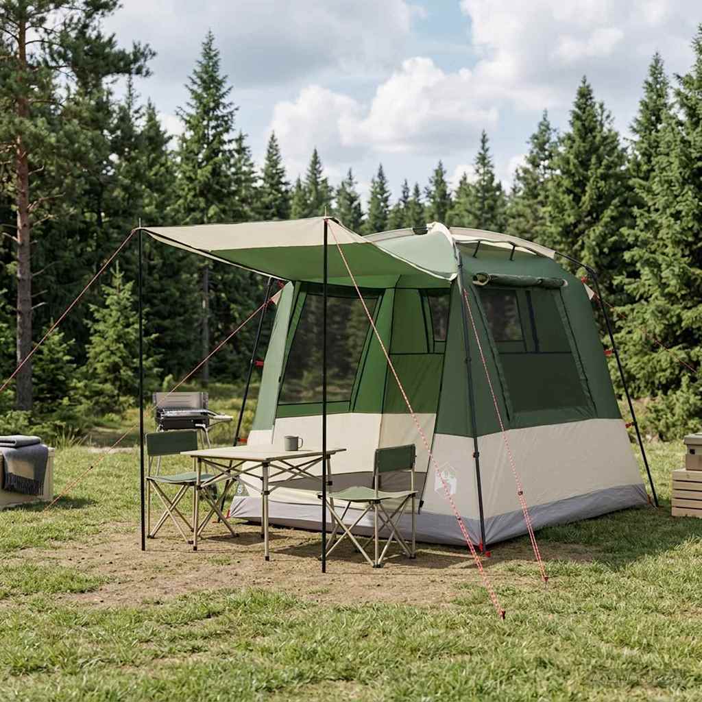 Šator za zabave Zelena 4 osobe 185T Poliester s PU premazom