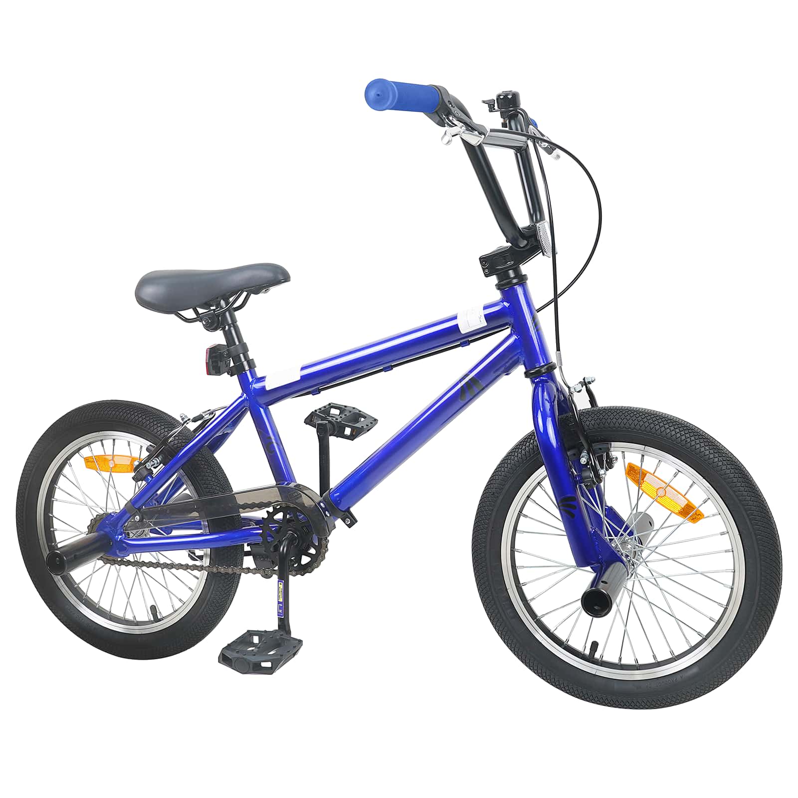 BMX Bicikl 18 Inča za djecu od 7 do 10 godina Tamno plava