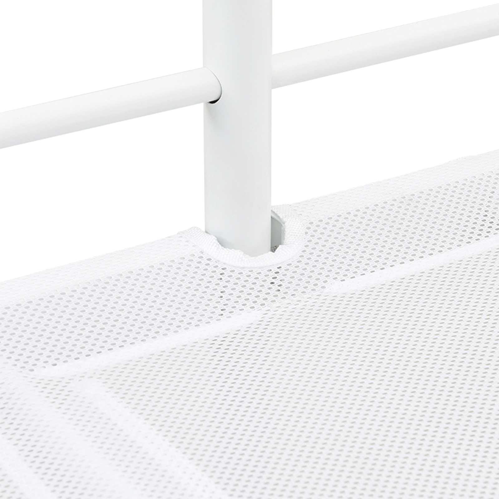Okvir Krevet za Dječji Loft Bijela i crna 100 x 200 cm Metal