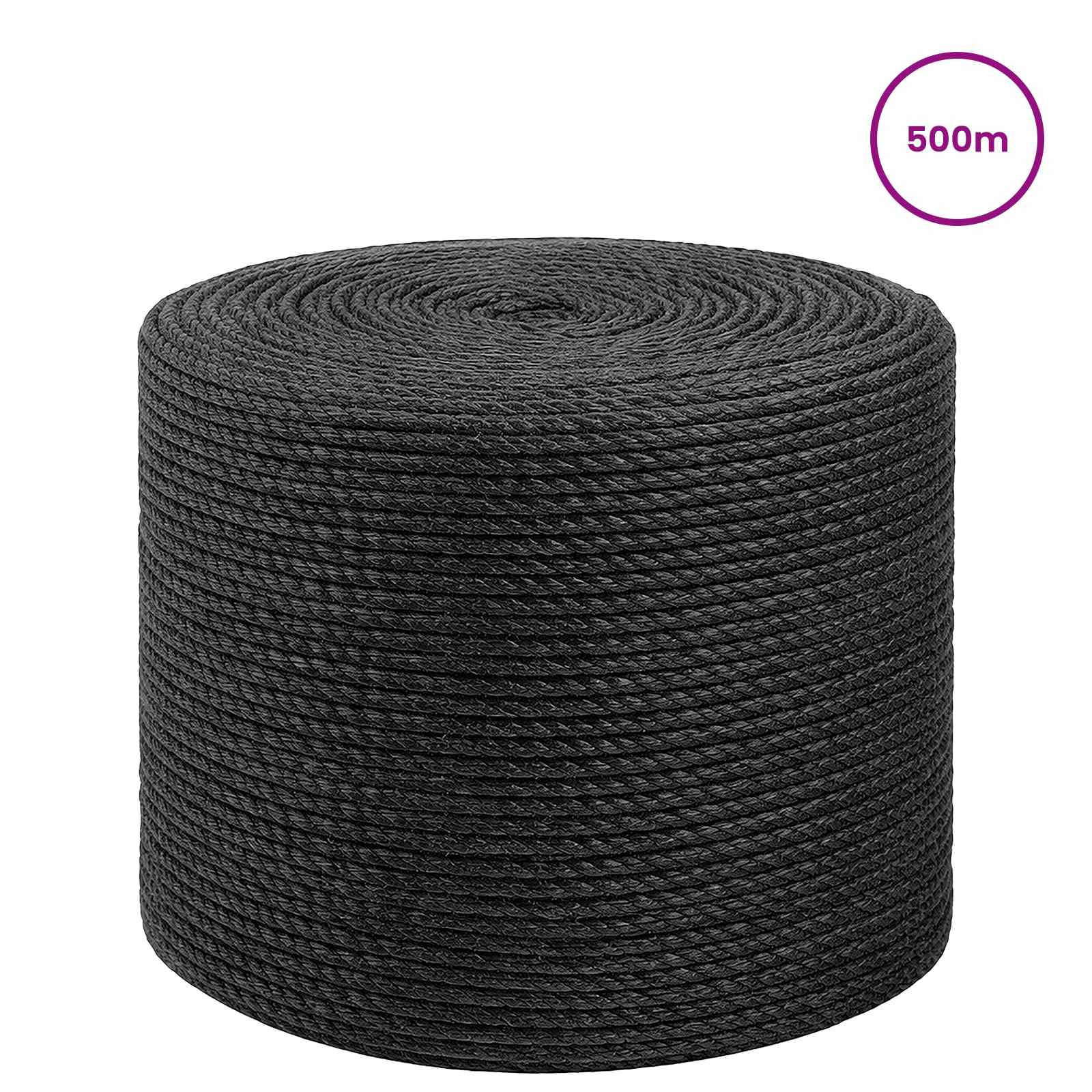 Uže od jute 6 Crna 100% Juta Tossa
