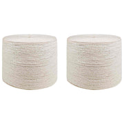 Uže od jute 2 pcs 2 Bijela 100% Juta Tossa