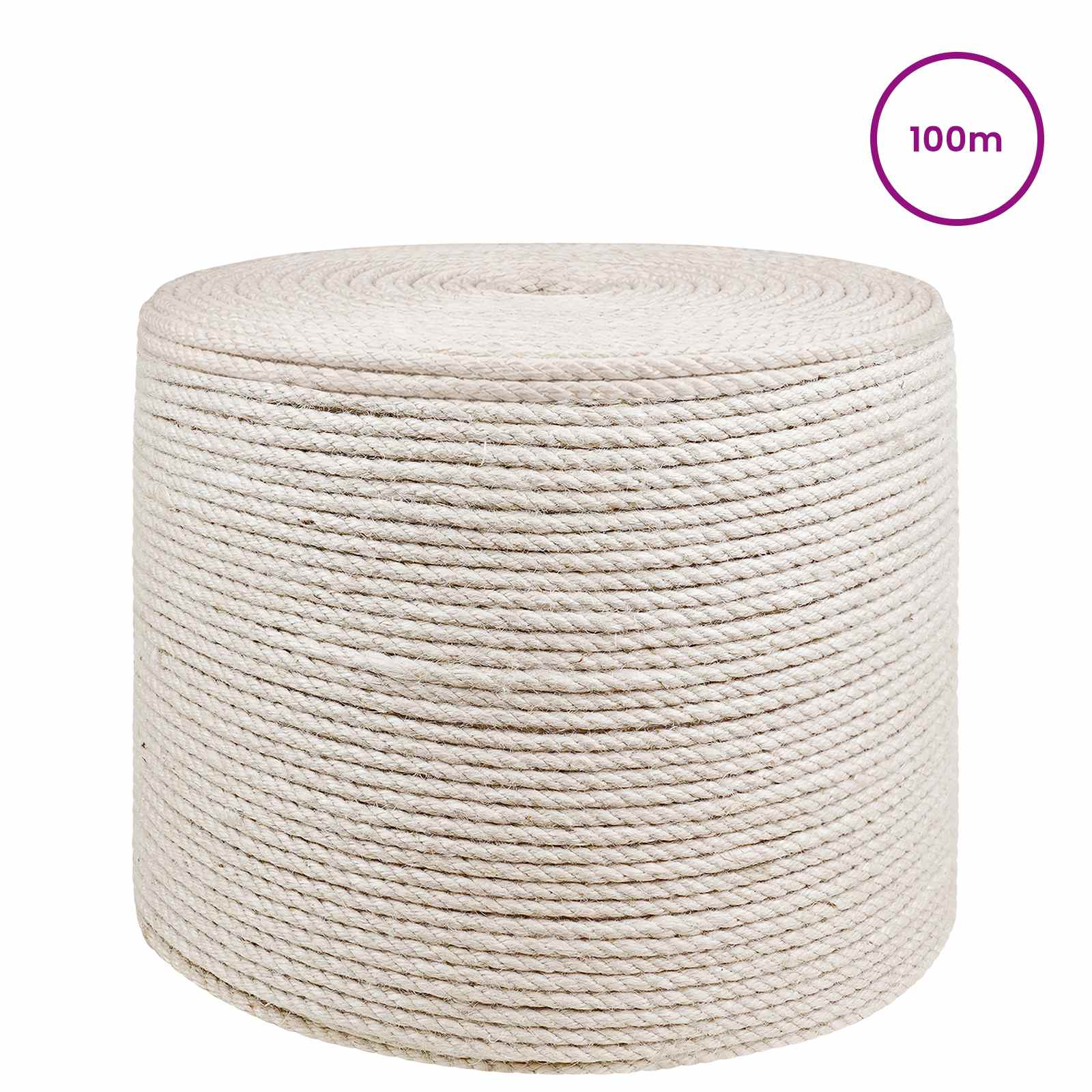 Uže od jute 2 pcs 2 Bijela 100% Juta Tossa