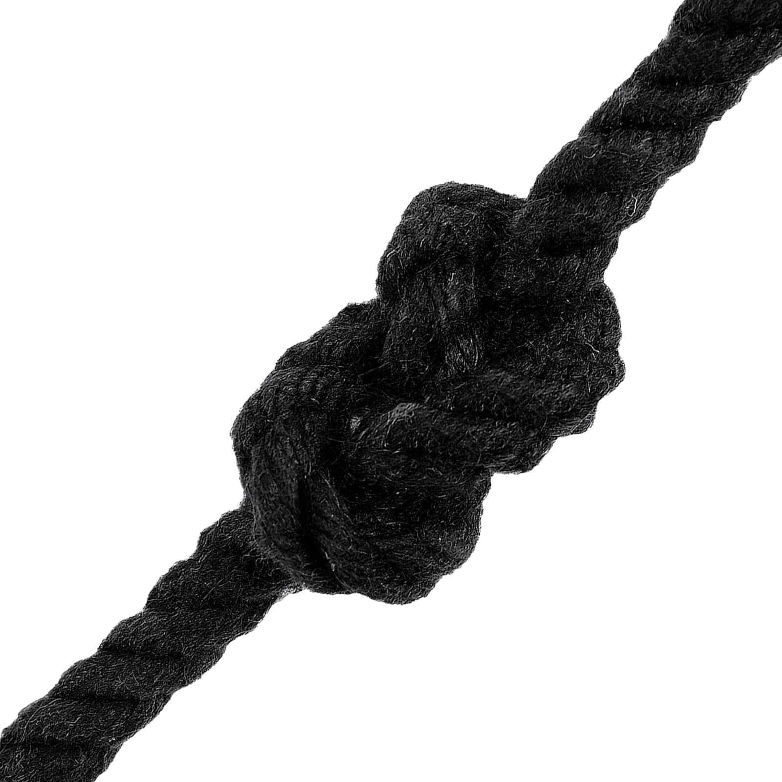 Konop Crna 0,6 x 0,6 x 5000 cm Pamuk
