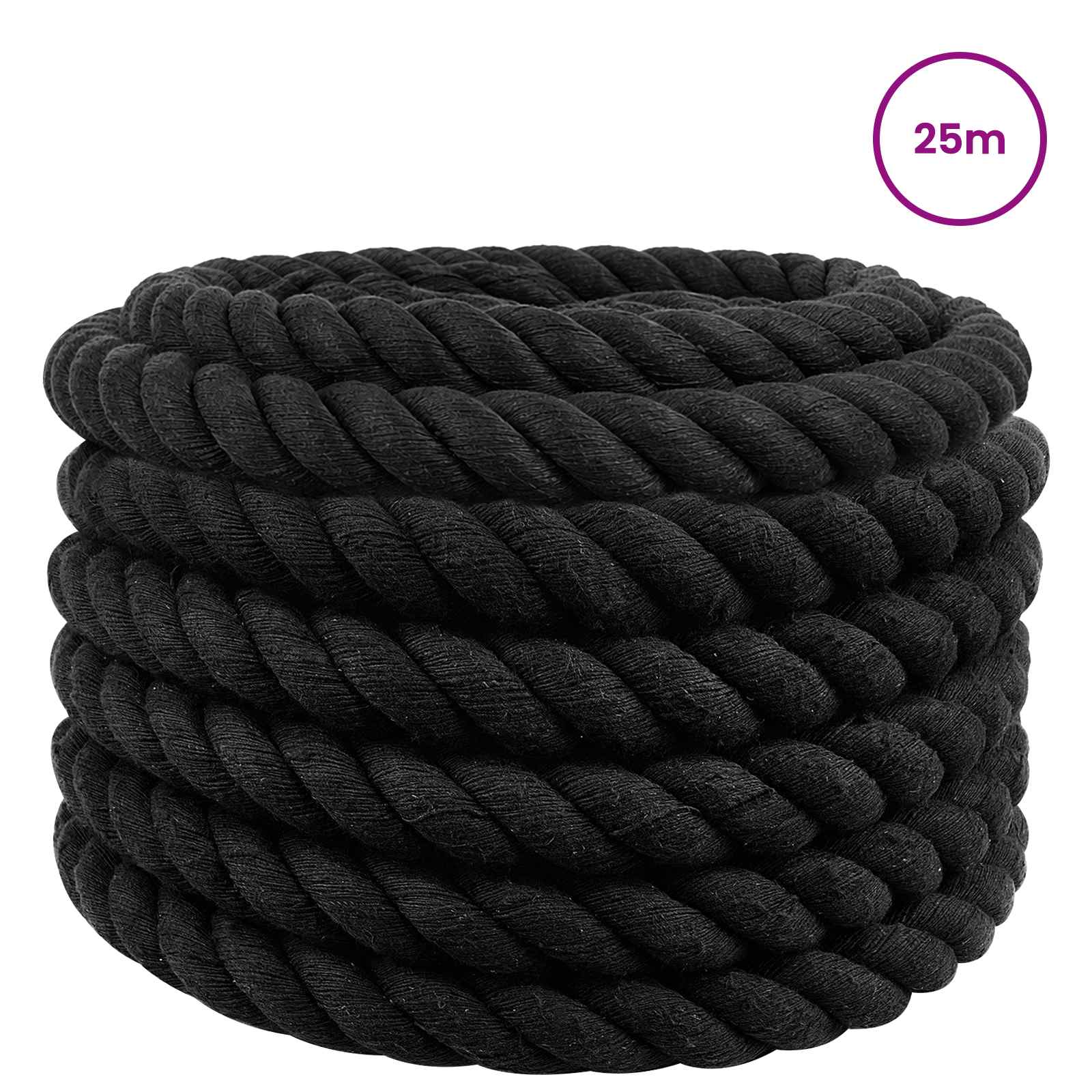 Konop Crna 4 x 4 x 2500 cm Pamuk
