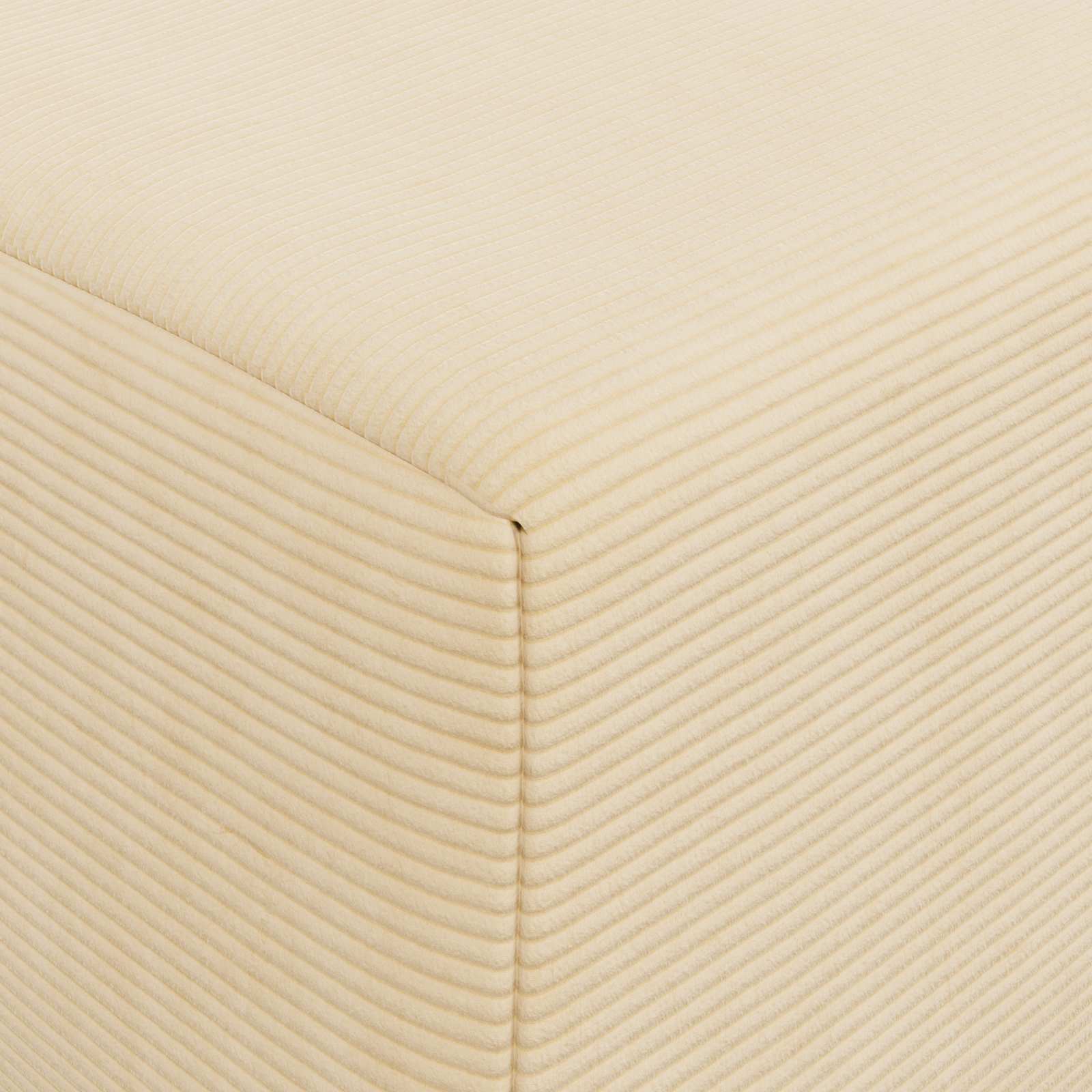 Sofa na razvlačenje Krem 200 x 70 x 15 cm Kordura tekstil